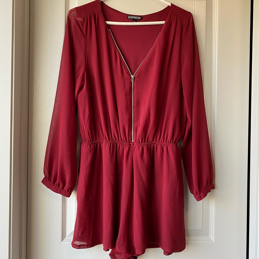 Red romper